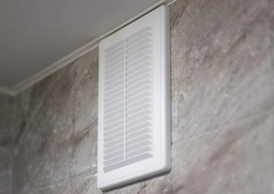 extractor fan in the bathroom